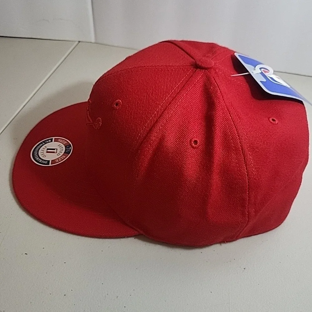 Washington Wizards Twins Enterprise Fitted Size 7 3/4 Cap Hat - NWT Red